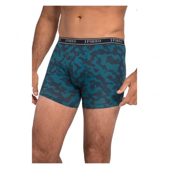 JP1880 Boxershorts Flexnamic OEKO-TEX Mid 2-Pack Blue - Alusvaatteet & uimavaatteet - Miesten Isot alusvaatteet 