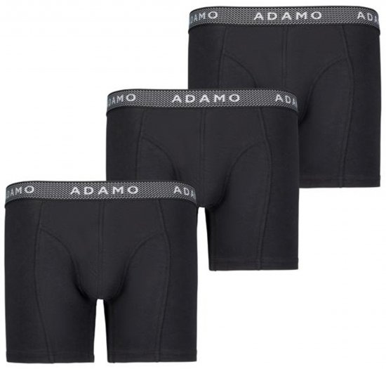 Adamo Jerry Maxi Boxers 702 Black 3-pack - Alusvaatteet & uimavaatteet - Miesten Isot alusvaatteet 
