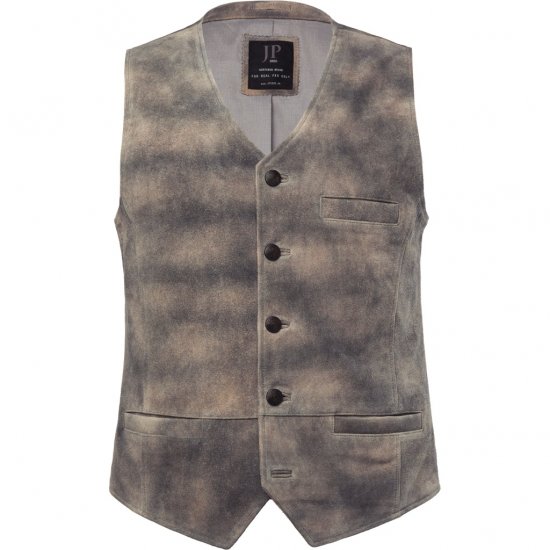 JP1880 Vest Traditional Cowhide Graphite Grey - Takit - Miesten Takit, isot koot – 2XL – 12XL