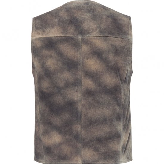 JP1880 Vest Traditional Cowhide Graphite Grey - Trachten & Oktoberfest - Oktoberfest-asut isoissa kooissa (Trachten)