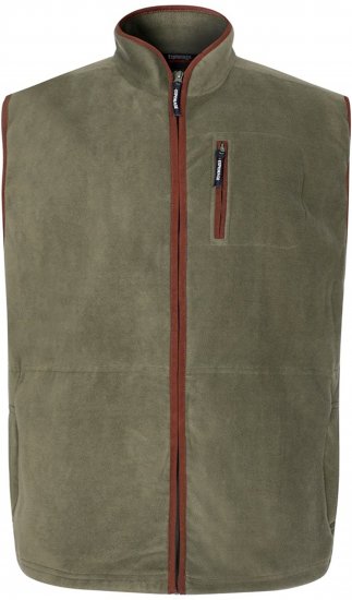 Espionage FL047 Microfleece Gilet Olive Green - Liivit - Ulkoliivit isoissa kooissa