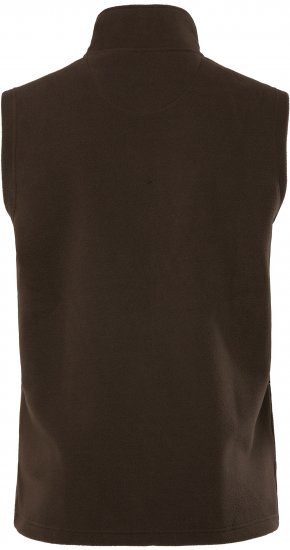 JP1880 Fleece Vest Stand-up Collar Brown - Takit - Miesten Takit, isot koot – 2XL – 12XL