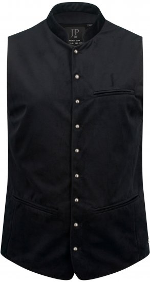 JP1880 Velvet Vest Traditional Black - Juhlapukeutuminen - Juhlapukeutuminen – Juhli tyylikkäästi ja mukavasti