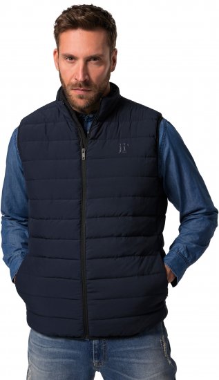 JP1880 Quilted Vest Techno Down Padding Navy - Takit - Miesten Takit, isot koot – 2XL – 12XL