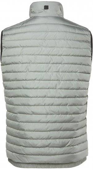 JAY-PI Lightly Quilted Vest with Stomach Fit Grey - Takit - Miesten Takit, isot koot – 2XL – 12XL