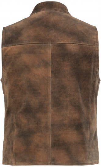 JP1880 Vest Traditional Cowhide Brown - Isot Vaatteet - Miesten vaatteet isot koot