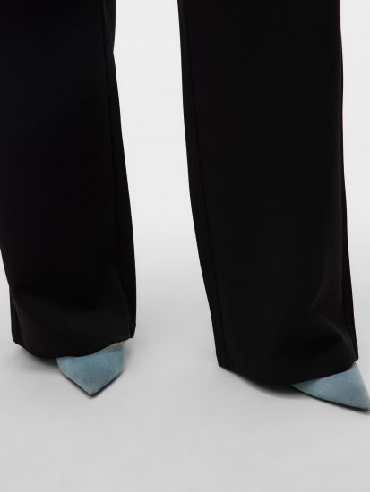 Vero Moda Berlin Zamira Wide Leg Pants Black - Housut - 