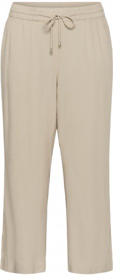 Kaffe Curve Mille Wide Pants Feather Grey - Kangashousut - 