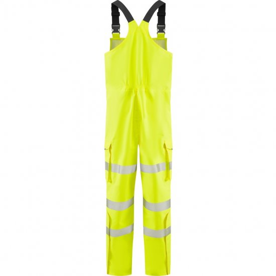 Leo Northam Ecoviz 15K Performance+ Bib & Brace Hi-Vis Yellow - Työvaatteet - Miesten Työvaatteet Isot Koot - 2XL-10XL