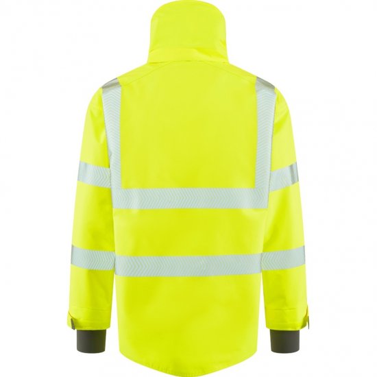 Leo Dartmoor Ecoviz 15K Performance+ Breathable Bomber Jacket Hi-Vis Yellow - Työvaatteet - Miesten Työvaatteet Isot Koot - 2XL-10XL