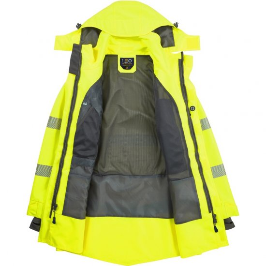 Leo Clovelly EcoViz 15K Performance Breathable Anorak - Työvaatteet - Miesten Työvaatteet Isot Koot - 2XL-10XL