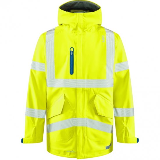 Leo Marisco LTEC 20K High Performance Breathable Waterproof Hi-Vis Yellow - Työvaatteet - Miesten Työvaatteet Isot Koot - 2XL-10XL