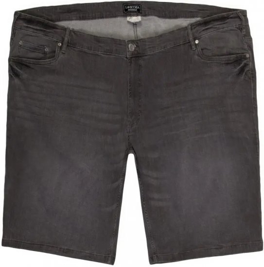 Lavecchia 0908 Bermuda Denim Shorts Black - Shortsit - Shortsit, isot koot – W40-W60