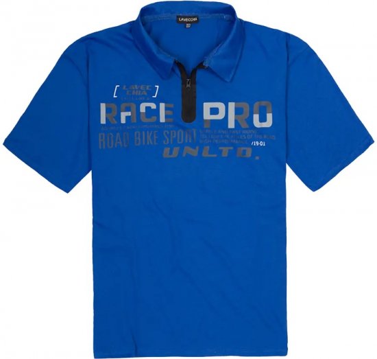 Lavecchia 2030 Polo Shirt Short Sleeve Royal Blue - Pikeepaidat - Miesten isot pikeepaidat