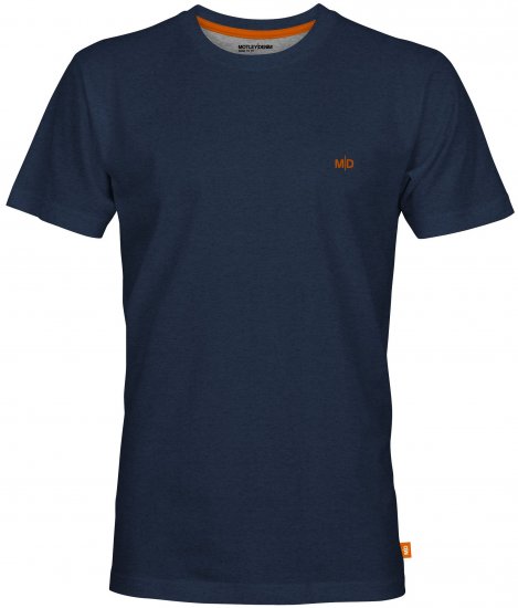 Motley Denim Stockholm T-shirt Dark Indigo - T-paidat - Isot T-paidat 2XL – 14XL