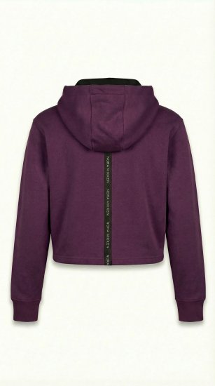 Nora Mikken KAMILLA Cropped Hoodie Mauve Wine - NAISTEN VAATTEET XS-XXL - 