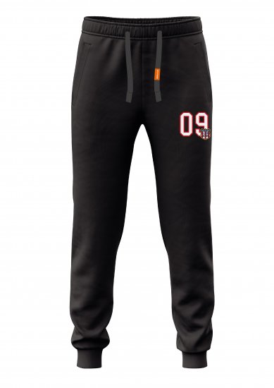 Motley Denim Perth Sweatpants Black - Collegehousut ja collegeshortsit - Miesten Isot collegehousut ja collegeshortsit