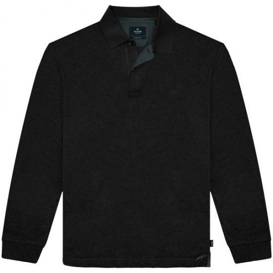 Double Outfitters PS-3097 Polo Shirt Embroidered Black - Pikeepaidat - Miesten isot pikeepaidat