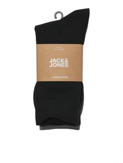 Jack & Jones Ordinary Sukat Musta 3 paria - Alusvaatteet & uimavaatteet - Miesten Isot alusvaatteet 