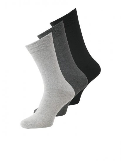Jack & Jones Ordinary Sukat Musta 3 paria - Alusvaatteet & uimavaatteet - Miesten Isot alusvaatteet 