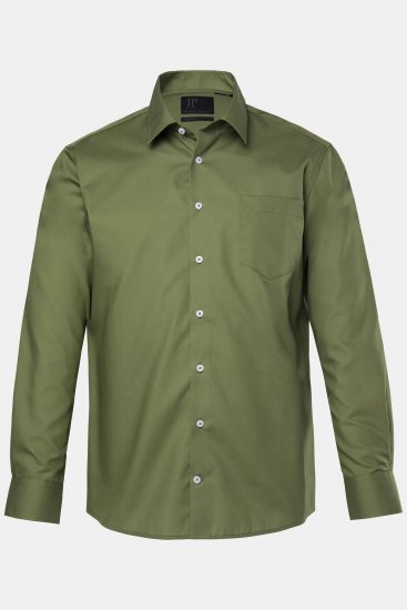 JP1880 Shirt Business Long Sleeve Green - Kauluspaidat - Miesten isot kauluspaidat 2XL – 8XL