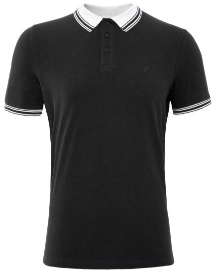 Kangol Shipley Polo Black - Pikeepaidat - Miesten isot pikeepaidat