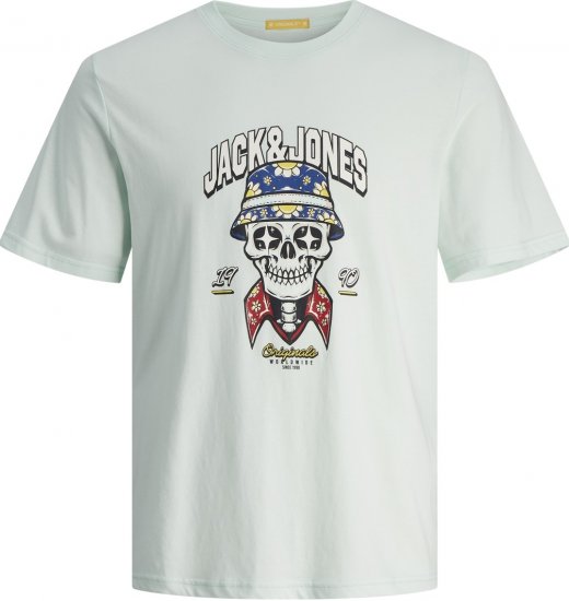 Jack & Jones JORCOCONUT T-shirt Skylight - T-paidat - Isot T-paidat 2XL – 14XL