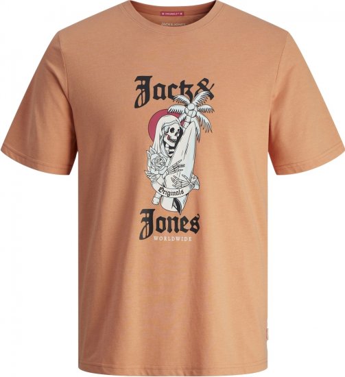Jack & Jones JORCOCONUT T-shirt Canyon Sunset - T-paidat - Isot T-paidat 2XL – 14XL