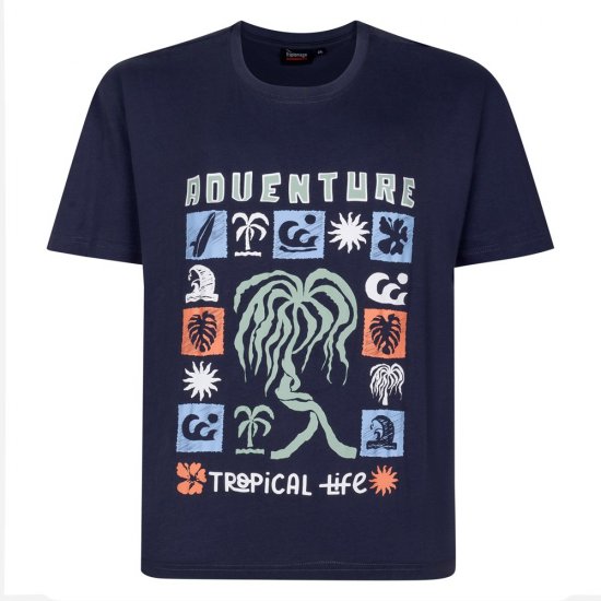 Espionage T448 Painetut T-paidat 4 kpl Pakkaus Lajitelma - T-paidat - Isot T-paidat 2XL – 14XL