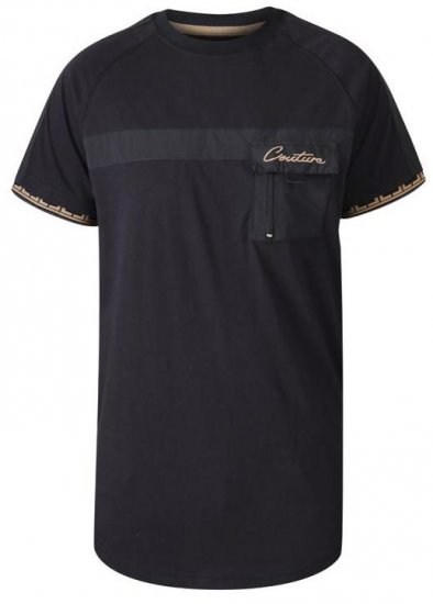 D555 Thor Couture Raglan Sleeve Black - T-paidat - Isot T-paidat 2XL – 14XL