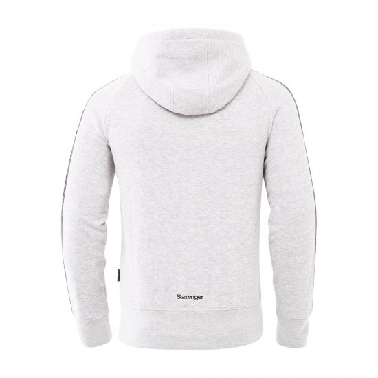 Slazenger Tommy Hoodie Grey - Hupparit ja collegepaidat - Miesten hupparit ja collegepaidat isot koot