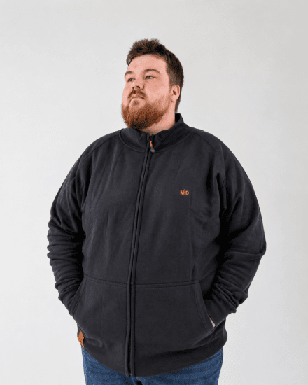 Motley Denim London Sweatshirt Black - Hupparit ja collegepaidat - Miesten hupparit ja collegepaidat isot koot