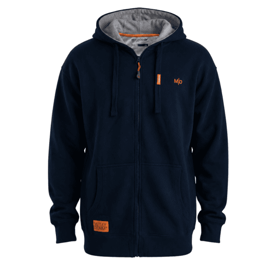 Motley Denim Copenhagen Hoodie Navy - Hupparit ja collegepaidat - Miesten hupparit ja collegepaidat isot koot