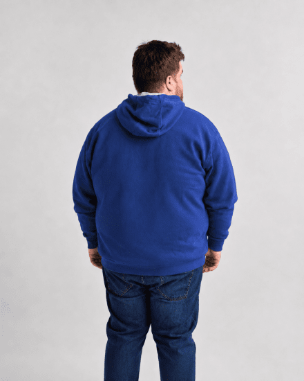 Motley Denim Copenhagen Hoodie Royal Blue - Hupparit ja collegepaidat - Miesten hupparit ja collegepaidat isot koot