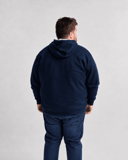 Motley Denim Copenhagen Hoodie Navy - Hupparit ja collegepaidat - Miesten hupparit ja collegepaidat isot koot