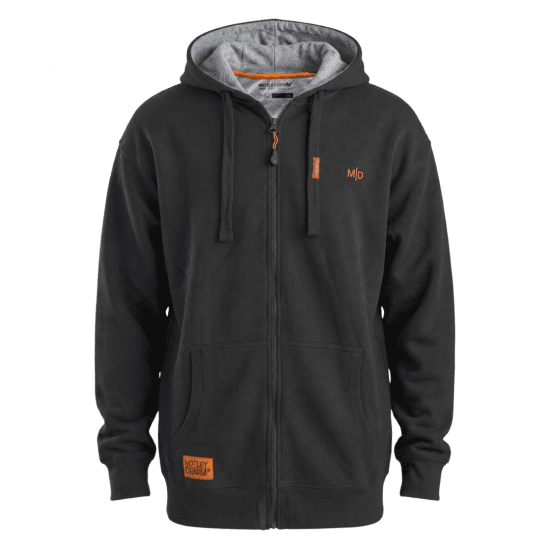 Motley Denim Copenhagen Hoodie Charcoal - Hupparit ja collegepaidat - Miesten hupparit ja collegepaidat isot koot
