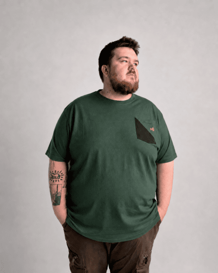 Motley Denim Milan T-paita Racing-vihreä - T-paidat - Isot T-paidat 2XL – 14XL