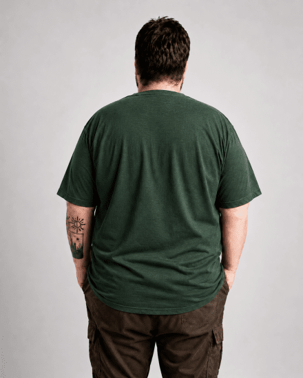 Motley Denim Milan T-paita Racing-vihreä - T-paidat - Isot T-paidat 2XL – 14XL