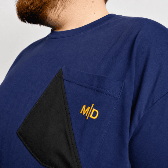 Motley Denim Milan T-paita Tumma indigo - T-paidat - Isot T-paidat 2XL – 14XL