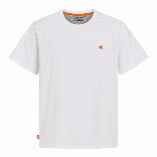 Motley Denim Stockholm T-shirt White - T-paidat - Isot T-paidat 2XL – 14XL
