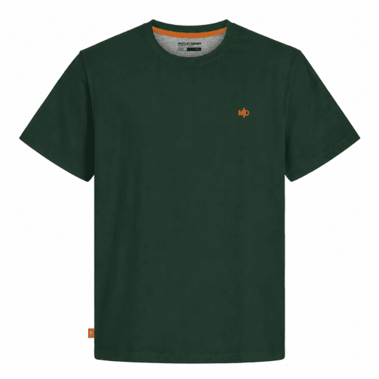 Motley Denim Stockholm T-shirt Racing Green - T-paidat - Isot T-paidat 2XL – 14XL