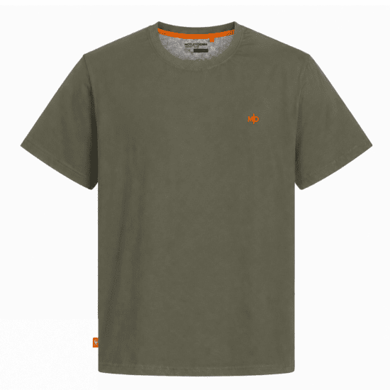 Motley Denim Stockholm T-shirt Dark Khaki - T-paidat - Isot T-paidat 2XL – 14XL