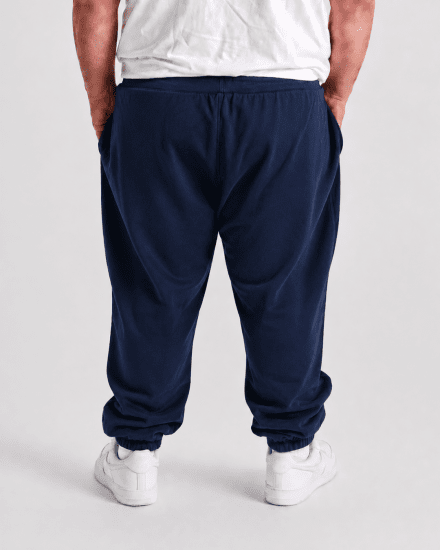 Motley Denim Berlin Sweatpants Dark Indigo - Collegehousut ja collegeshortsit - Miesten Isot collegehousut ja collegeshortsit