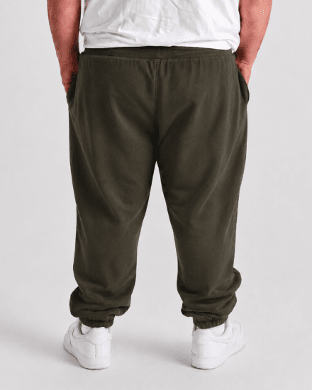 Motley Denim Berlin Sweatpants Dark Khaki - Collegehousut ja collegeshortsit - Miesten Isot collegehousut ja collegeshortsit
