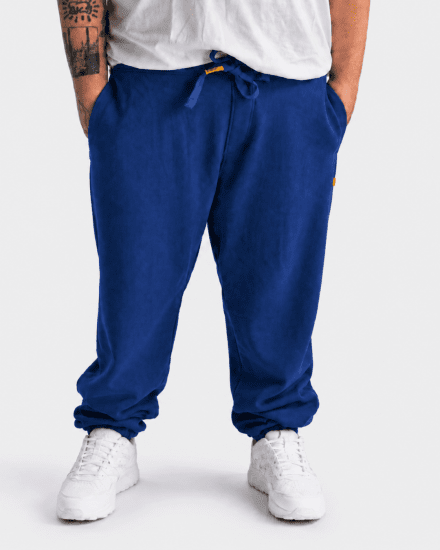 Motley Denim Berlin Sweatpants Royal Blue - Collegehousut ja collegeshortsit - Miesten Isot collegehousut ja collegeshortsit