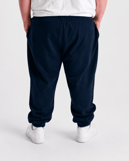 Motley Denim Berlin Sweatpants Navy - Collegehousut ja collegeshortsit - Miesten Isot collegehousut ja collegeshortsit