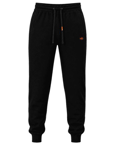 Motley Denim Berlin Sweatpants Black - Collegehousut ja collegeshortsit - Miesten Isot collegehousut ja collegeshortsit