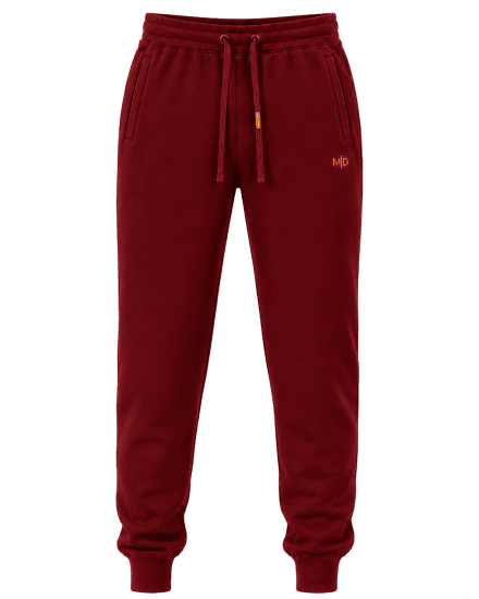 Motley Denim Berlin Sweatpants Red - Collegehousut ja collegeshortsit - Miesten Isot collegehousut ja collegeshortsit