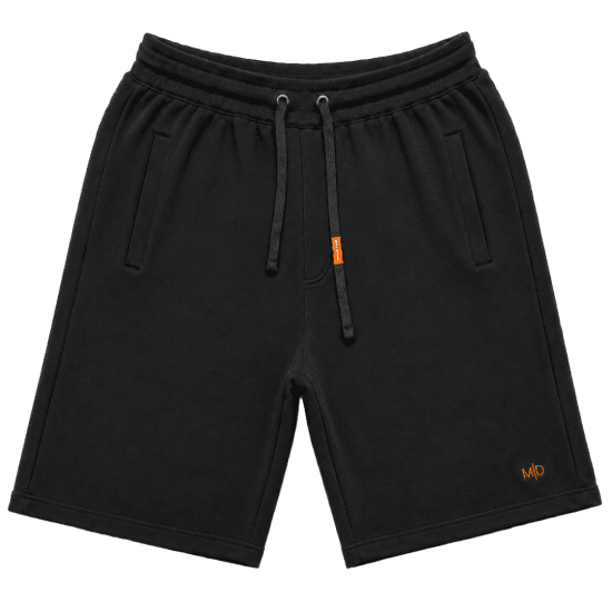 Motley Denim Paris Sweatshorts Black - Collegehousut ja collegeshortsit - Miesten Isot collegehousut ja collegeshortsit