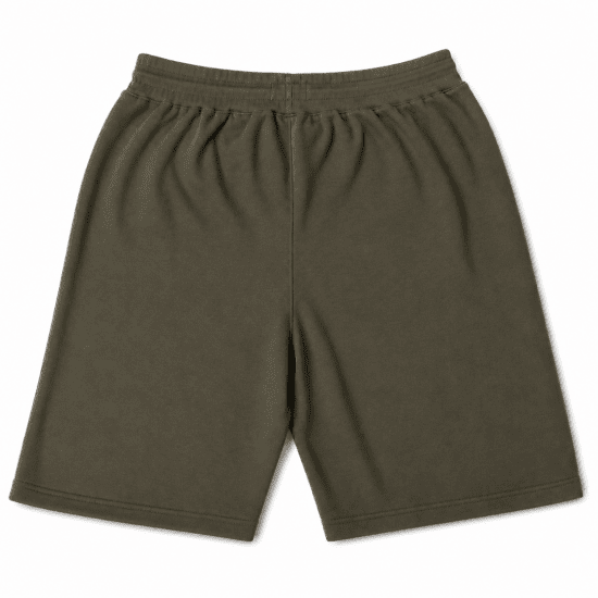 Motley Denim Paris Sweatshorts Dark Khaki - Collegehousut ja collegeshortsit - Miesten Isot collegehousut ja collegeshortsit